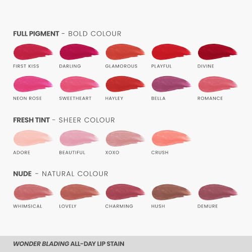 Wonderskin Lip Stain – Long Lasting Waterproof Peel Off Masque
