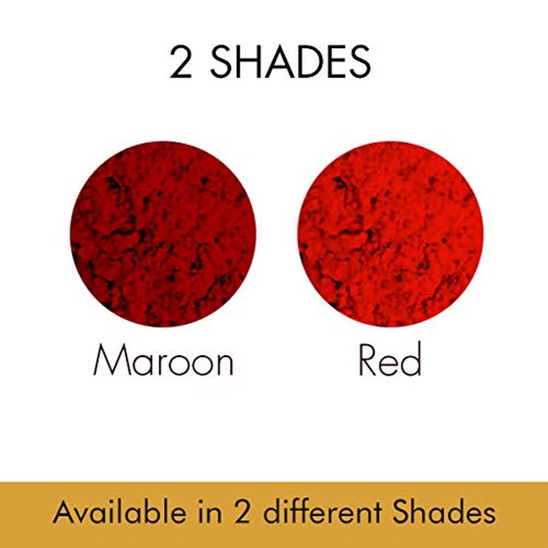 Keya Seth 100% Natural Sindoor Dust Maroon - 3g Pack of 2