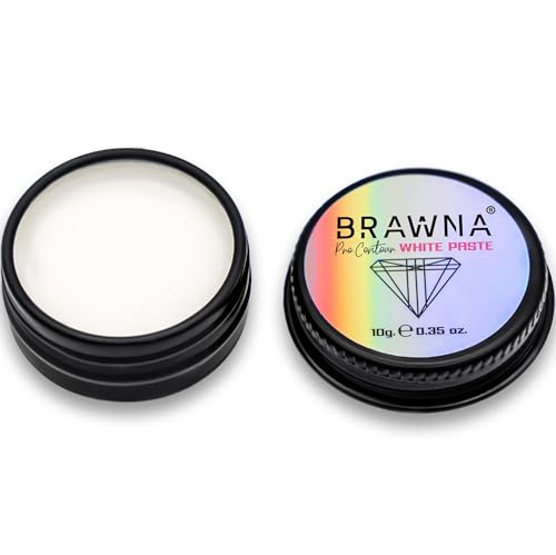 Brawna Pro White Contour Paste for Brows & Lips - 10g