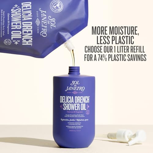 Sol de Janeiro Delicia Drench Shower Oil | Deeply Nourishing Body Wash