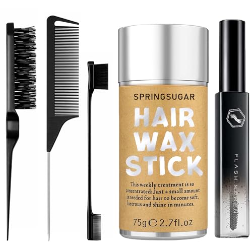 Hair Wax Stick Set with Comb & Finishing Stick