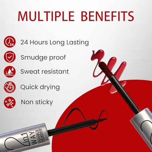 Peel Off Eyebrow Gel & Lip Stain 2-in-1, Waterproof Long-Lasting Makeup