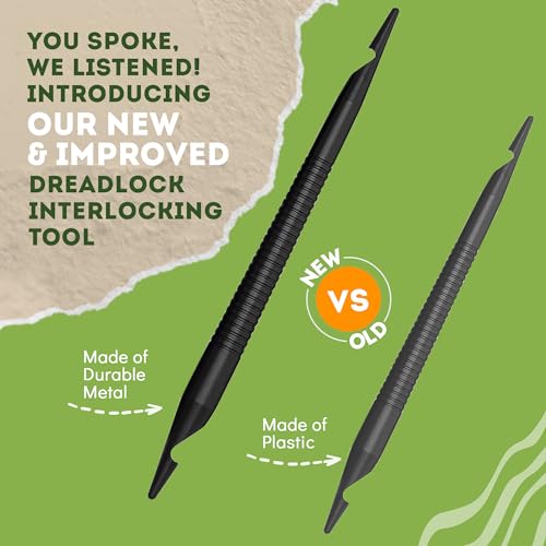 Locsanity Dual-Ended Metal Retightening Tool for Locs - 2 Pack