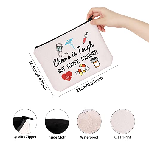 Chemo Care Package - Chemotherapy Makeup Bag (Tough)
