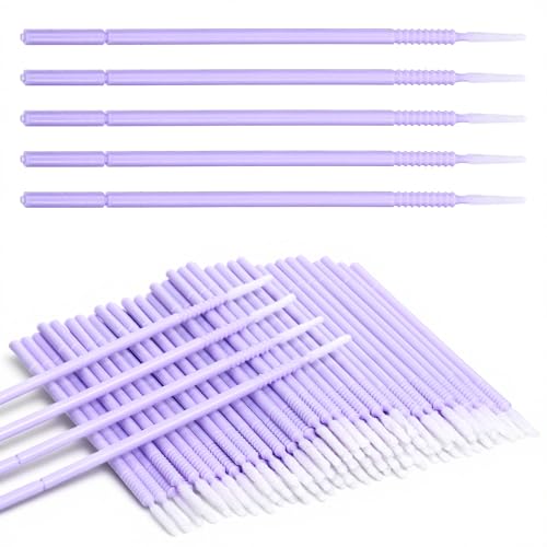 200 Pcs Microswabs for Eyelash Extensions - Precision Microbrush Applicators