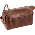 Premium Leather Toiletry Bag Travel Kit Unisex,Travel Mens Toiletry Bag,Mens Leather Shaving Bag, Handcrafted Vintage Shaving - Kit (Combo of 4 Items)