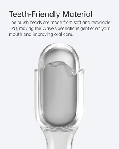 Laifen Cushioned Electric Toothbrush Heads 6-Pack for Wave