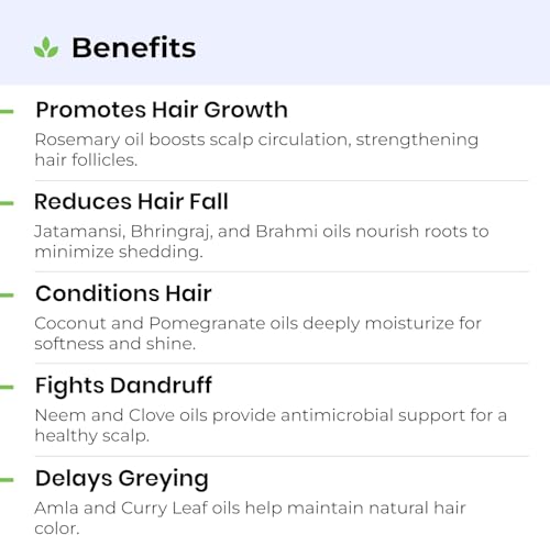 Avimee Rosemary Hair Oil for Hair Growth & Fall Control 100mL