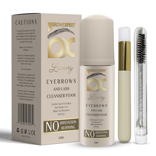 Gentle Clarifying Brow Cleanser Foam – Makeup Remover for Sensitive Skin