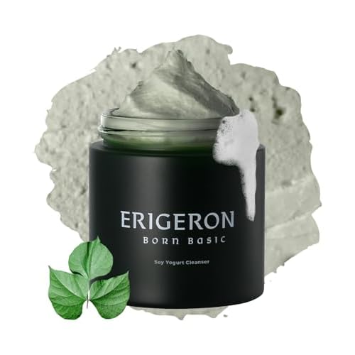 Heartleaf Facial Cleanser, Face Mask, Greek Yogurt Cleanser, Soothing, Deep Pore Scrubber & Face Wash with Green Tea, Blackhead Remover, Korean Skin Care (3.38 fl.oz.)