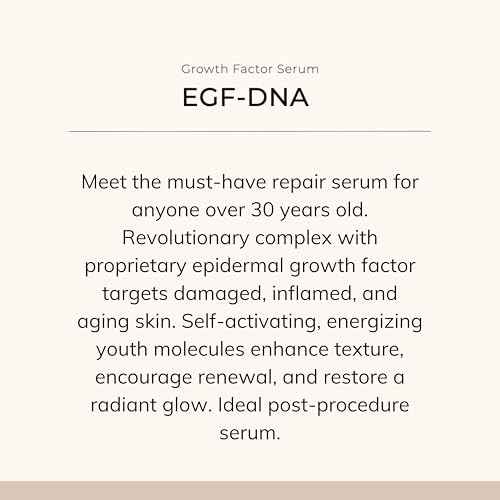 Le Mieux EGF-DNA Serum - Epidermal Growth Factor Serum for Face with Hyaluronic Acid for Post-Procedure & Aging Skin (1 oz / 30 ml)