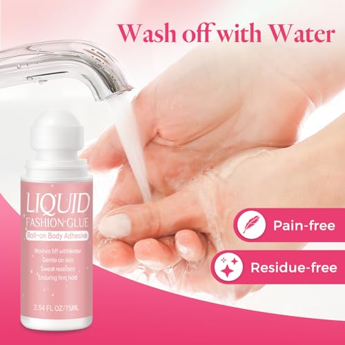 Vigorder Body Adhesive Roll-On 2.54 Oz – Sweat Resistant