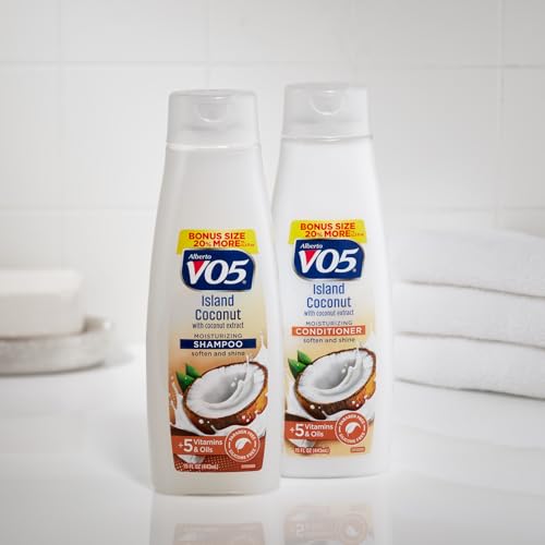 VO5 Conditioner Silky Experience Island Coconut 12.5 Oz (Packaging May Vary)