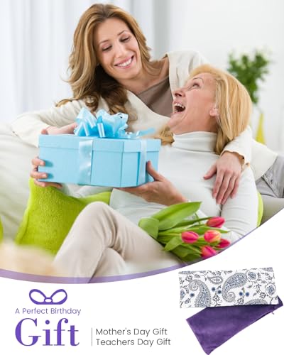 Lavender Weighted Eye Pillow for Sleep & Headache Relief