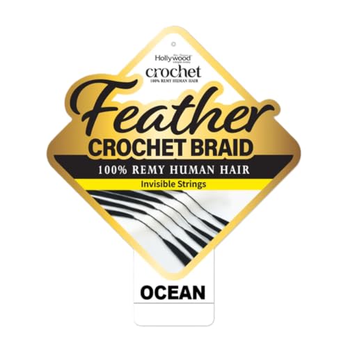 Zury Sis Hollywood Feather Crochet Braid 12" - 1B Off Black