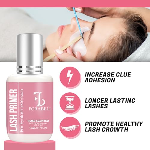 Forabeli Lash Primer for Eyelash Extensions | Oil-Free