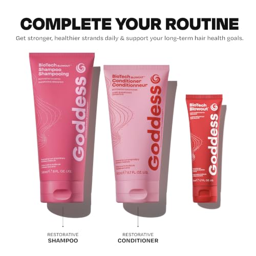 Goddess BioTech Leave-In Hair Mask 1.7 Fl Oz | Heat Protectant & Frizz Control