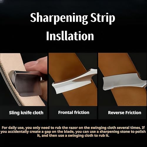 Straight Edge Razor Shaving Kit, Including Steel Shaver & Shaving Brush & Wooden Beard Comb & Brush, Beard Grooming Scissors, Idea Gift for Christmas, Birthday, Father for Men