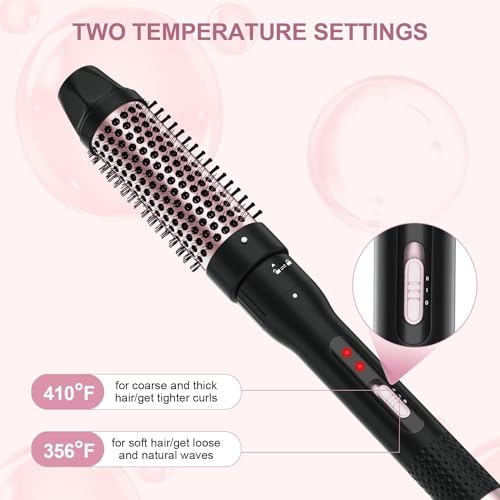 Karrong 1.5 Inch Thermal Brush - Heated Curling & Straightening Tool