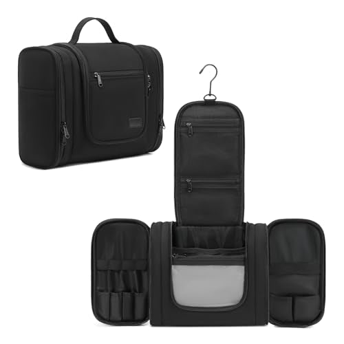 Pearl Angeli Hanging Travel Toiletry Bag - Large Makeup Organizer