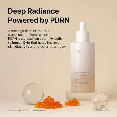 AVCA EGF & PDRN Lifting Serum 100ml(3.38 fl. oz) ? Firming & Elasticity Support with Hydrolyzed Collagen + Panthenol, Improves Look of Fine Lines, K-Beauty