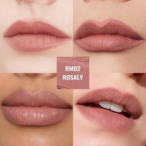 Oulac Pink Nude Matte Lipstick – Silky Velvet Formula