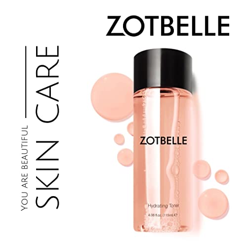 ZOTBELLE Hydrating Toner Softens, Soothes, Conditions, Refines, Nourishes, Stimulates Cell Renewal and Removes Residual Impurities as it Tones.