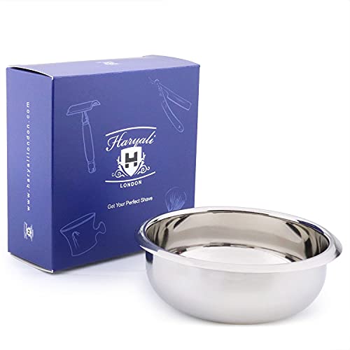 Haryali London High quality stainless steel shaving bowl, perfect bowl for every day
