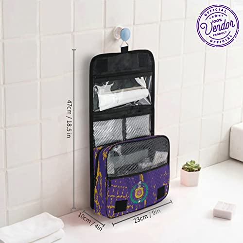 Omega Psi Phi Fraternity Paraphernalia - Toiletry Travel Bag Organizer - Collection - Official Vendor