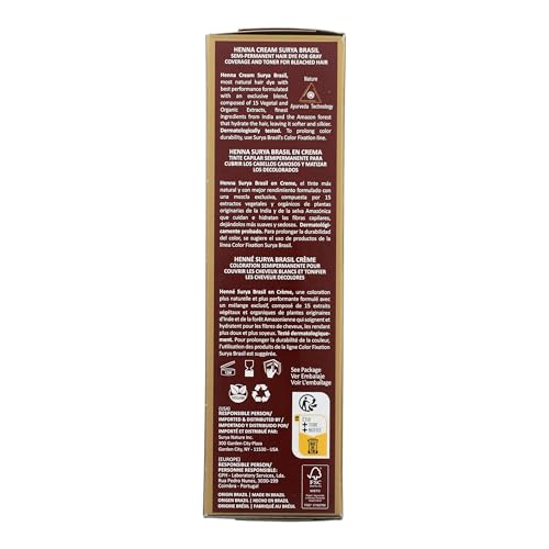 Surya Brasil Henna Cream Black Semi-Permanent Hair Color