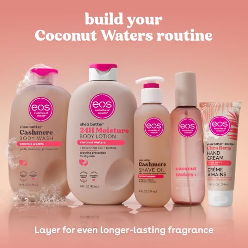 Eos Shea Better Hand Cream with Coconut Waters, 2.5 oz - Moisturizing Hand Lotion