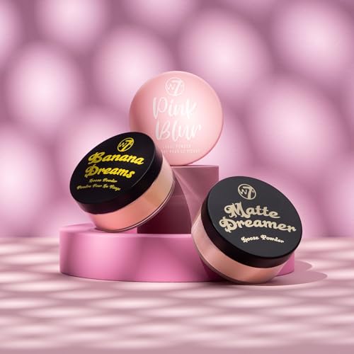 W7 Loose Face Powder Trio - Banana, Pink & Nude Set