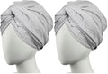Conair Cotton Hair Towel Wrap, Ultra-Absorbent Hair Plop, Pack of 2