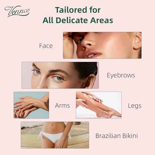 Hard Wax Beads, 1lb Wax Beans for hair removal with Cherry Blossom Extract, Ideal for Sensitive Skin, Perfect for Facial, Eyebrows, Arms, and Brazilian Area, Wax Refill for Home Use