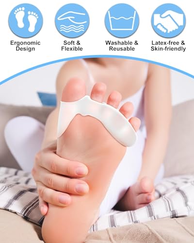 PGRODE Silicone Toe Separators for Bunion Relief & Toe Correction