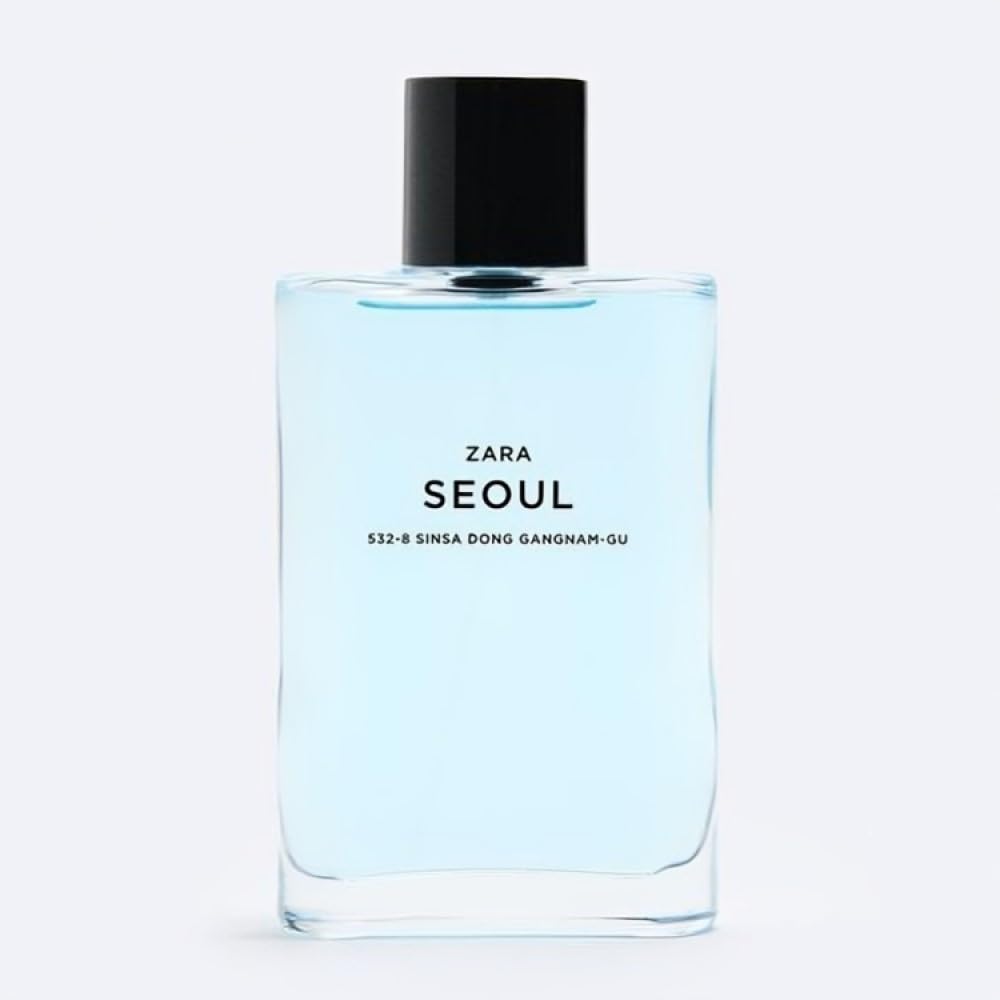 Zara Man Seoul 532-8 Sinsadong, Gangnam-Gu Cologne for Men Fragrance EDT Eau De Toilette 90 ML (3.04 FL OZ)