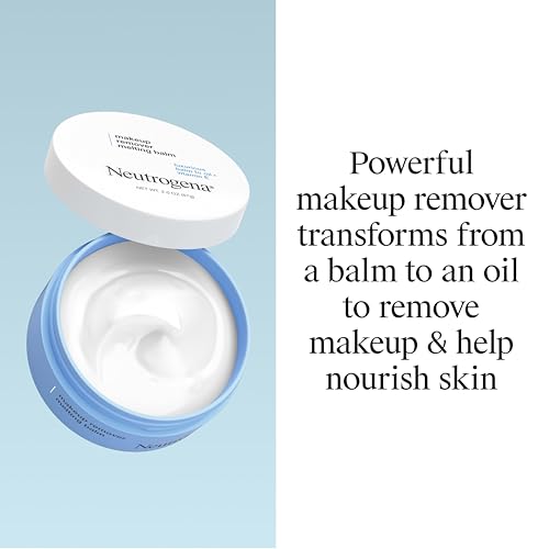 Neutrogena Makeup Remover Melting Balm Fragrance-Free 2oz – Gentle Oil-to-Balm Face & Eye Cleanser