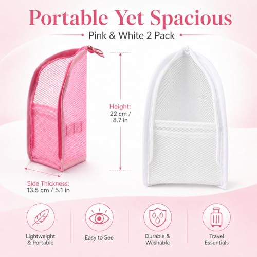 Portable Travel Toiletry Bag - Waterproof Upright Organizer
