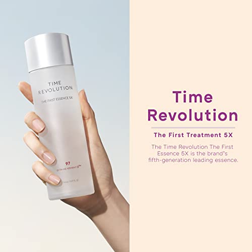 MISSHA TIME Revolution The First Essence Toner (5th Gen) 5.07 Fl Oz - Korean Skin Care Facial Toner, Hydrating and Ph Balancing Toner for All Skin Types