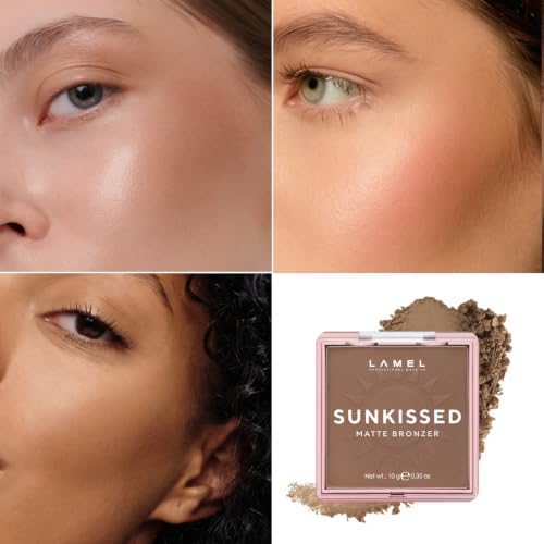 Lamel Sunkissed Matte Bronzer Powder 0.35oz - Cruelty-Free