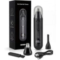 Nose Hair Trimmer for Men & Women - Waterproof USB Rechargeable Ear & Nose Trimmer, 360¡Æ Rotary Painless Facial Hair Trimmer with LED Monitor, Eyebrow & Beard Trimmer, Easy Clean, Quiet