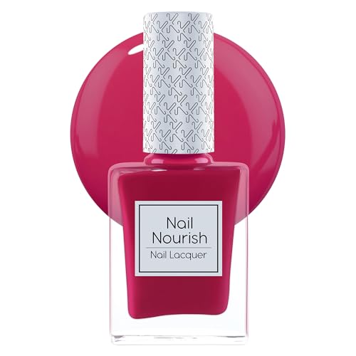 Kay Beauty Nail Nourish Nail Enamel Polish, La Rosa 32, 0.3 oz - Quick Dry - Gel Effect - Lustrous Shine - Hydrating - Rich in Avocado Oil and Vitamin E - Vegan - Cruelty-Free - Paraben-Free