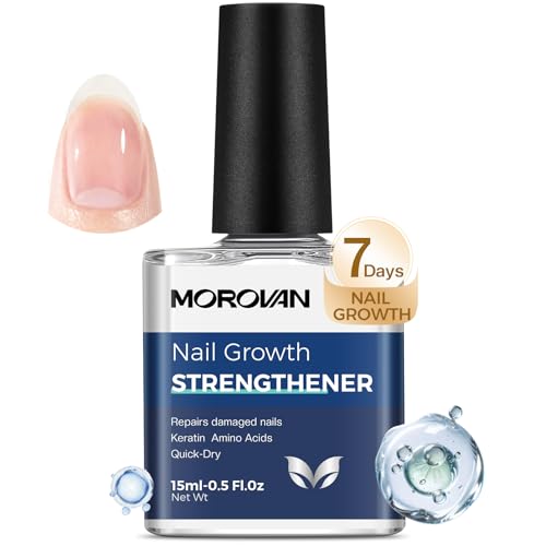 Morovan Nail Growth & Strengthener Treatment - Clear Nail Hardener