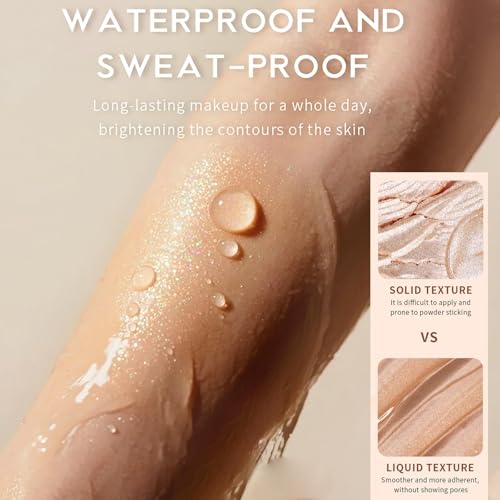 Body Highlighter Glotion Glow Luminizer - Waterproof Nude Pink