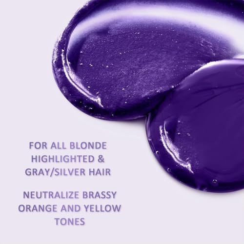 Purple Shampoo and Conditioner Set - SLS Free, 5.29 oz