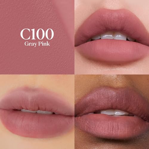 Joocyee 2-in-1 Lip & Cheek Cream with Brush - Matte Gray Pink