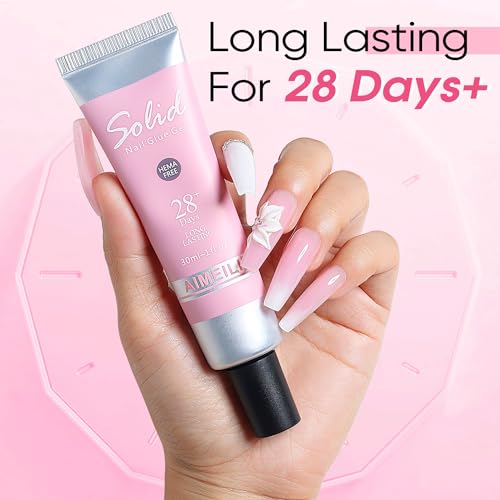 AIMEILI HEMA-Free Nail Glue Gel for False Nails – Vegan