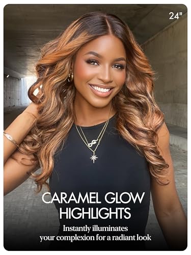 LUVME HAIR 16-Inch Loose Body Wave Lace Front Wig - Human Hair