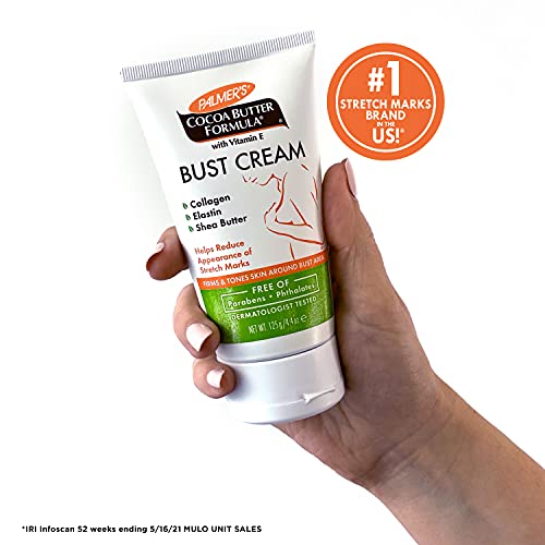 Palmer's Bust Cream for Pregnancy & Stretch Marks (4.4 Oz, 3-Pack)