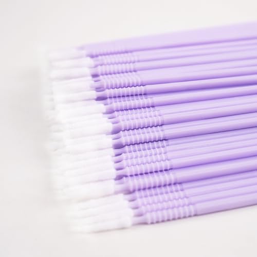 Eyelash Extension Microswabs Purple 200 pcs - Precision Lash & Beauty Tool